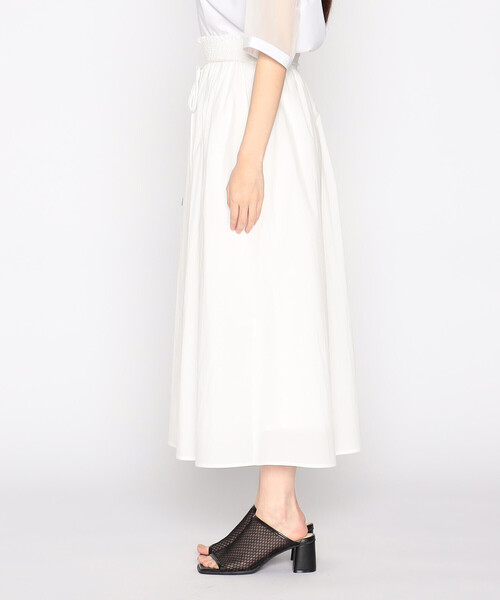 COMME CA ISM（コムサイズム）の「【セットアップ対応】スモッキング　スカート（スカート・レディース・オフホワイト/オリーブ・MEDIUM/LARGE）」の15枚目の写真