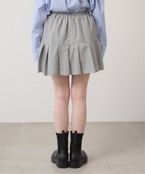 RAY CASSIN（レイカズン）の「プリーツ切替ミニスカート（スカート・レディース・グレー/ブラック・FREE）」の13枚目の写真