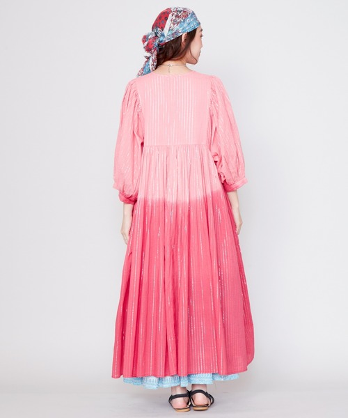 チャイハネ（チャイハネ）の「【チャイハネ】ナーティワンピース（ワンピース・レディース・グリーン/レッド/ブルー・FREE）」の7枚目の写真