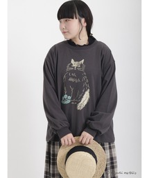 Samansa Mos2 | 【miyuki matsuo × SamansaMos2】ロングTシャツ(Tシャツ/カットソー)