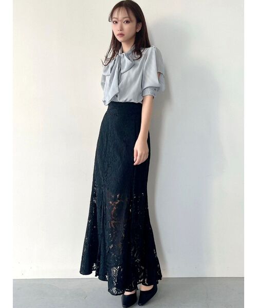 RESEXXY（リゼクシー）の「レースマーメイドスカート（スカート・レディース・ホワイト/ブラック/ブルー・FREE）」の18枚目の写真