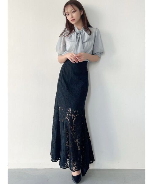 RESEXXY（リゼクシー）の「レースマーメイドスカート（スカート・レディース・ホワイト/ブラック/ブルー・FREE）」の12枚目の写真