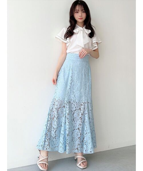 RESEXXY（リゼクシー）の「レースマーメイドスカート（スカート・レディース・ホワイト/ブラック/ブルー・FREE）」の22枚目の写真