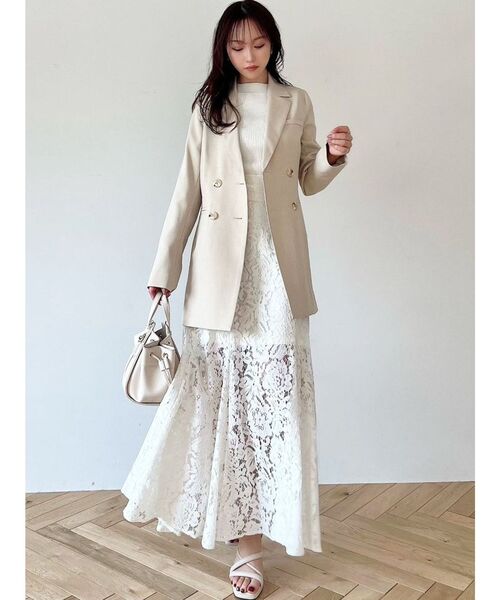 RESEXXY（リゼクシー）の「レースマーメイドスカート（スカート・レディース・ホワイト/ブラック/ブルー・FREE）」の5枚目の写真