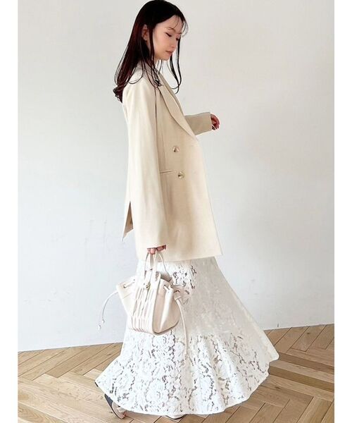 RESEXXY（リゼクシー）の「レースマーメイドスカート（スカート・レディース・ホワイト/ブラック/ブルー・FREE）」の9枚目の写真