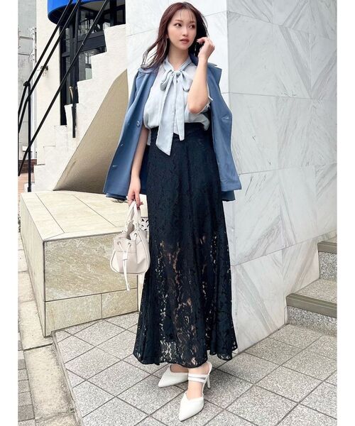 RESEXXY（リゼクシー）の「レースマーメイドスカート（スカート・レディース・ホワイト/ブラック/ブルー・FREE）」の16枚目の写真