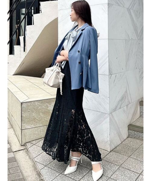 RESEXXY（リゼクシー）の「レースマーメイドスカート（スカート・レディース・ホワイト/ブラック/ブルー・FREE）」の13枚目の写真