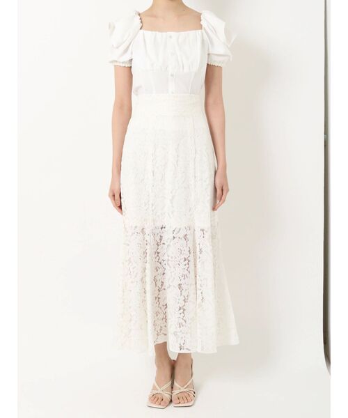 RESEXXY（リゼクシー）の「レースマーメイドスカート（スカート・レディース・ホワイト/ブラック/ブルー・FREE）」の7枚目の写真