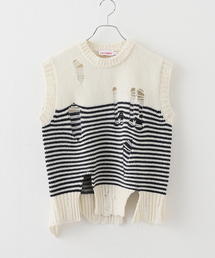 UNFOLLOW | 【Charles Jeffrey LOVERBOY 】MEGA SHRED VEST(ベスト)