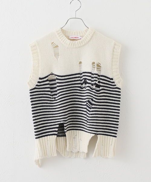CHARLES JEFFREY LOVERBOY ニットベスト CHARLES JEFFREY LOVERBOY ニットベスト