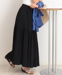 DRESKIP | 【大人の揺れ感】しぼしぼティアードスカート(スカート)