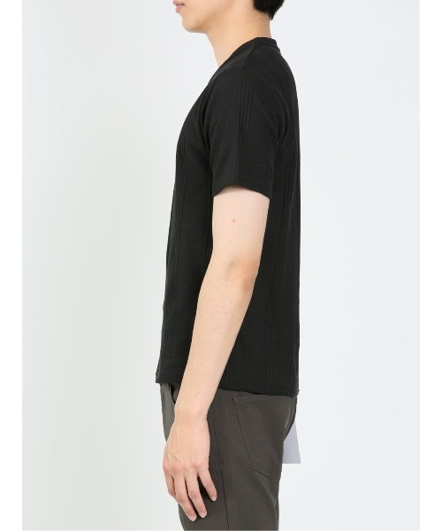TAKA-Q(タカキュー)の「タカキュー リンクスジャガード Vネック半袖Tシャツ(Tシャツ/カットソー・メンズ・ホワイト/ブルー/ブラック・X-LARGE/MEDIUM/LARGE)」の14枚目の写真