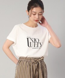 UNTITLED | 【きれいめにも、カジュアルにも】ランダムロゴTシャツ(Tシャツ/カットソー)