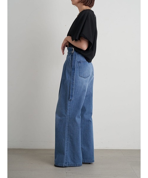 MIESROHE（ミースロエ）の「構築タックスリーブカットTOPS
