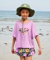 ROXY | ROXY/ロキシー キッズ 水着 3点セット ビキニ ラッシュT付き UVカット TSW232101(水着)
