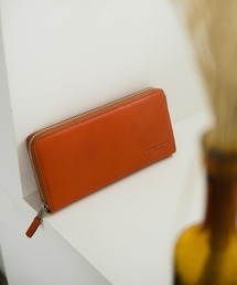 KATHARINE HAMNETT LONDON （キャサリンハムネットロンドン）の「KATHARINE HAMNETT LONDON/キャサリンハムネットロンドン MINERAL ラウンドファスナーロングウォレット（財布）」