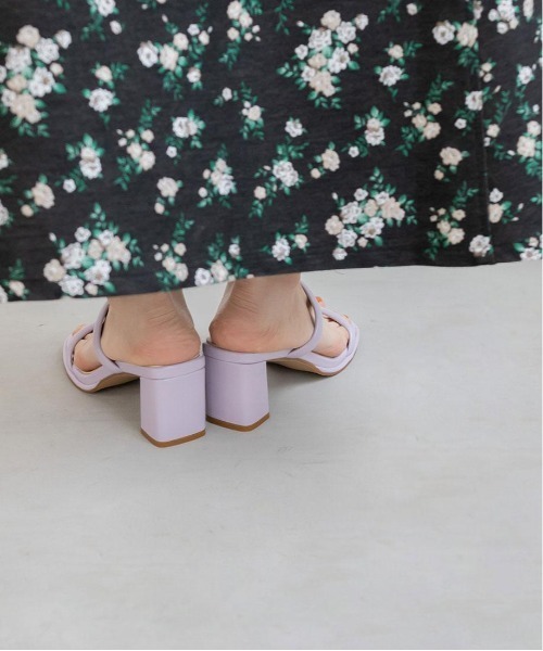 RANDA（ランダ）の「ストラップミュールサンダル（サンダル・レディース・アイボリー/ブラック/グリーン/パープル・M/L/LL/S）」の21枚目の写真