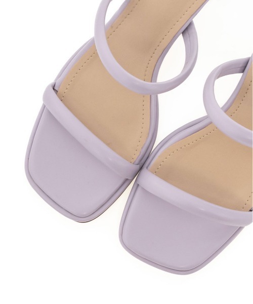 RANDA（ランダ）の「ストラップミュールサンダル（サンダル・レディース・アイボリー/ブラック/グリーン/パープル・M/L/LL/S）」の5枚目の写真