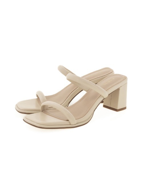 RANDA（ランダ）の「ストラップミュールサンダル（サンダル・レディース・アイボリー/ブラック/グリーン/パープル・M/L/LL/S）」の14枚目の写真