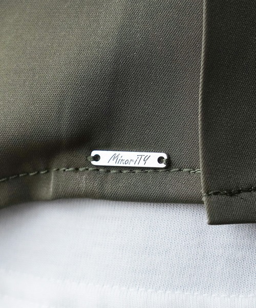 MinoriTY（マイノリティ）の「【MinoriTY】とろみ素材ドルマンスリーブ半袖シャツ オーバーサイズ メンズ 無地 夏服（シャツ/ブラウス・メンズ・キナリ/ベージュ/テラコッタ/カーキ/ブラック/ブルー/ワイン/アイボリー/グレー・S/M/L）」の13枚目の写真