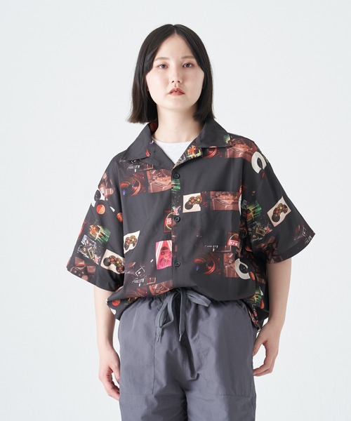 CORISCO(コリスコ)の「レーヨンタッチ総柄シャツ(M1)(シャツ/ブラウス・メンズ・その他4/その他7/その他1/その他5/その他8/その他2/その他3/その他6・LARGE/MEDIUM/X-LARGE)」の5枚目の写真