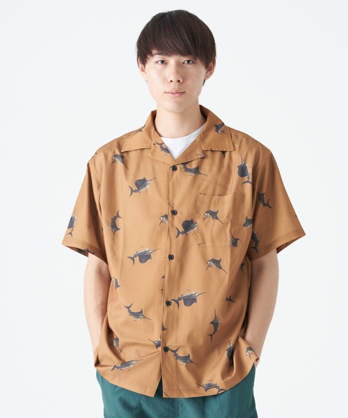 CORISCO(コリスコ)の「レーヨンタッチ総柄シャツ(M1)(シャツ/ブラウス・メンズ・その他4/その他7/その他1/その他5/その他8/その他2/その他3/その他6・LARGE/MEDIUM/X-LARGE)」の6枚目の写真
