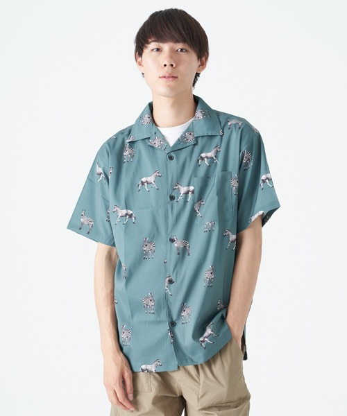 CORISCO(コリスコ)の「レーヨンタッチ総柄シャツ(M1)(シャツ/ブラウス・メンズ・その他4/その他7/その他1/その他5/その他8/その他2/その他3/その他6・LARGE/MEDIUM/X-LARGE)」の8枚目の写真