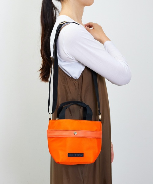 セール】EM:Favori インカラー2WAY 舟型 ミニショルダー トート