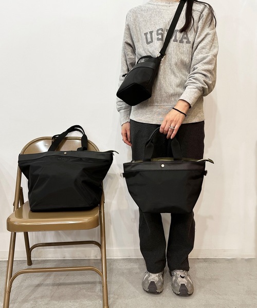 EM:Favori インカラー2WAY 舟型 ミニショルダー トートバッグ
