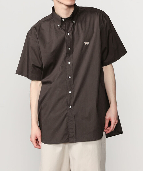 SCYE BASICS(サイベーシックス)の「SCYE BASICS | 〈別注〉ボタンダウン半袖シャツ MEN(シャツ/ブラウス・メンズ・オフホワイト/ブルー/チャコール・36/38/40)」の11枚目の写真