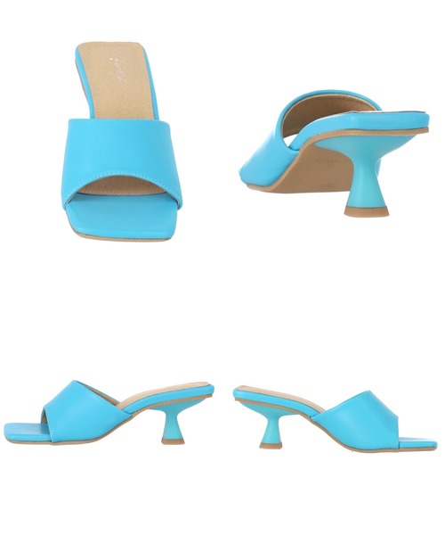 ANAP（アナップ）の「スクエアミュールサンダル（サンダル・レディース・ブラック/オフホワイト/ブルー・M/S/L）」の17枚目の写真