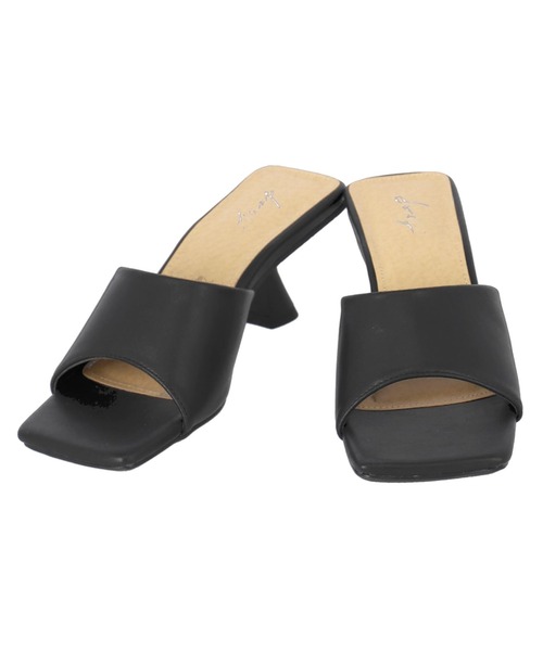 ANAP（アナップ）の「スクエアミュールサンダル（サンダル・レディース・ブラック/オフホワイト/ブルー・M/S/L）」の14枚目の写真