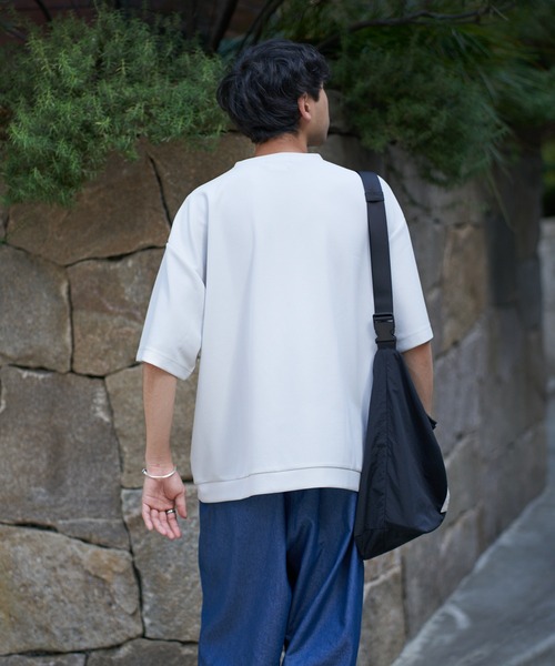 CIAOPANIC TYPY（チャオパニックティピー）の「ドライタッチカットツイルクルーネックTee（Tシャツ/カットソー・メンズ・ブルー/チャコールグレー/ライトグレー/ブラック・MEDIUM/LARGE）」の12枚目の写真