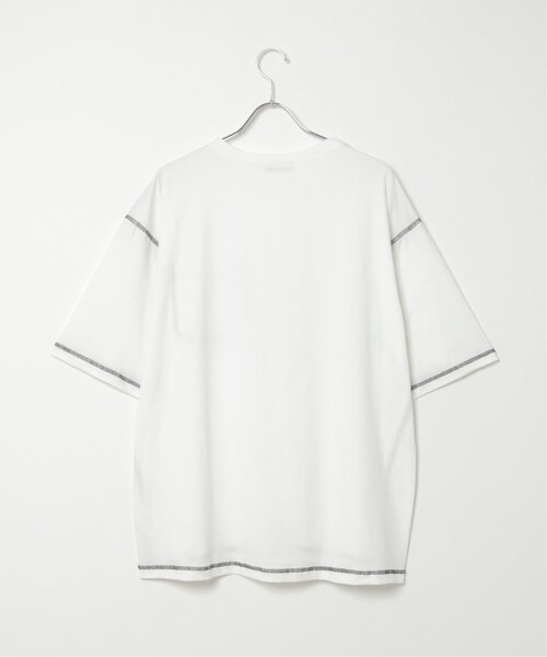 NO NEED（ノーニード）の「ハイショクステッチＢＩＧＴシャツ（Tシャツ/カットソー・メンズ・ブラック/ホワイト・ﾌﾘ-）」の17枚目の写真