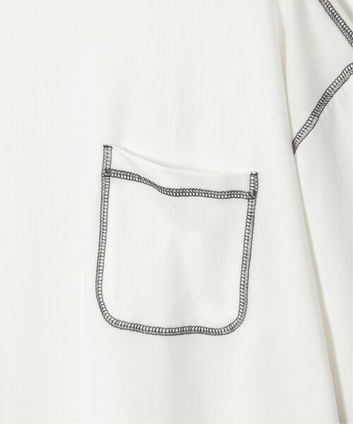 NO NEED（ノーニード）の「ハイショクステッチＢＩＧＴシャツ（Tシャツ/カットソー・メンズ・ブラック/ホワイト・ﾌﾘ-）」の13枚目の写真