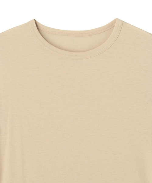 ETRE TOKYO(エトレトウキョウ)の「シアーコンパクトボディースーツ(Tシャツ/カットソー・レディース・ベージュ/ブラック/ホワイト・FREE)」の19枚目の写真