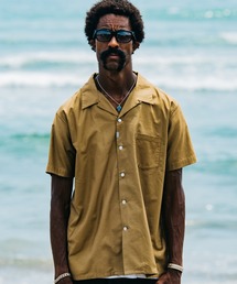 CRIMIE | COTTON OPEN COLLAR SHORT SLEEVE SHIRT(シャツ/ブラウス)