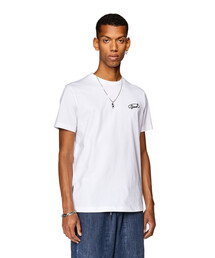 DIESEL | メンズ Tシャツ ロゴT 半袖 ワンポイント(Tシャツ/カットソー)