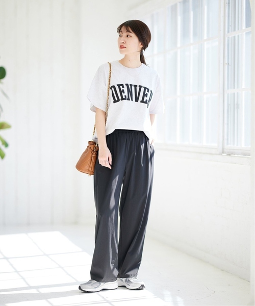 JOURNAL STANDARD(ジャーナルスタンダード)の「《追加6》ナイロンストレッチワイドパンツ(その他パンツ・レディース・オリーブ/ブラック/キャメル・40/38/36/34)」の9枚目の写真