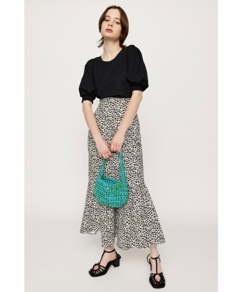 SLY（スライ）の「VOLUME SLEEVE CHECK TOPS ボリュームスリーブ チェック トップス（シャツ/ブラウス・レディース・オレンジ系その他/ブラック/グリーン系その他2・FREE）」の5枚目の写真