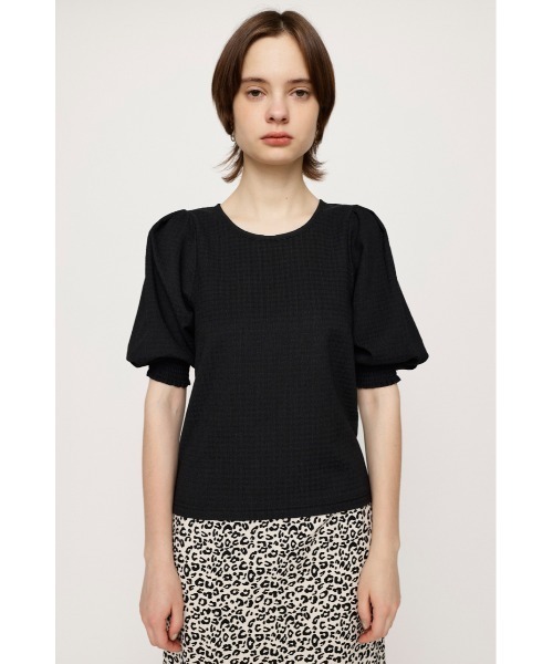 SLY（スライ）の「VOLUME SLEEVE CHECK TOPS ボリュームスリーブ チェック トップス（シャツ/ブラウス・レディース・オレンジ系その他/ブラック/グリーン系その他2・FREE）」の6枚目の写真