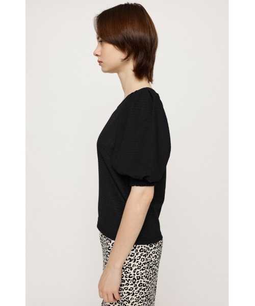 SLY（スライ）の「VOLUME SLEEVE CHECK TOPS ボリュームスリーブ チェック トップス（シャツ/ブラウス・レディース・オレンジ系その他/ブラック/グリーン系その他2・FREE）」の7枚目の写真
