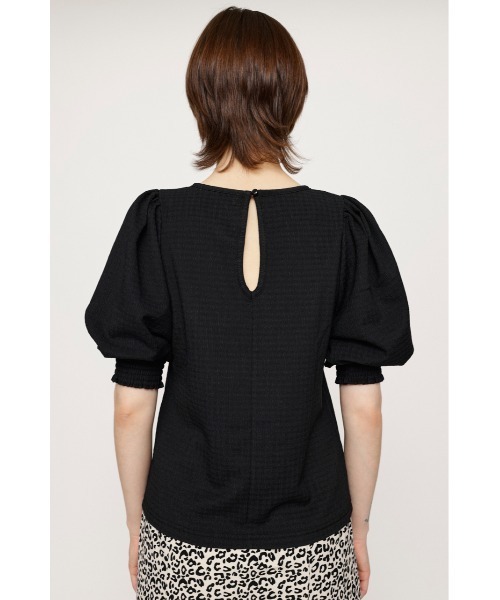 SLY（スライ）の「VOLUME SLEEVE CHECK TOPS ボリュームスリーブ チェック トップス（シャツ/ブラウス・レディース・オレンジ系その他/ブラック/グリーン系その他2・FREE）」の8枚目の写真