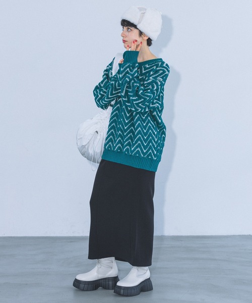 PAGEBOY(ページボーイ)の「ナイロンドロストショルダー(ショルダーバッグ・レディース・オフホワイト/ブラック/ライム/パープル・FREE)」の18枚目の写真