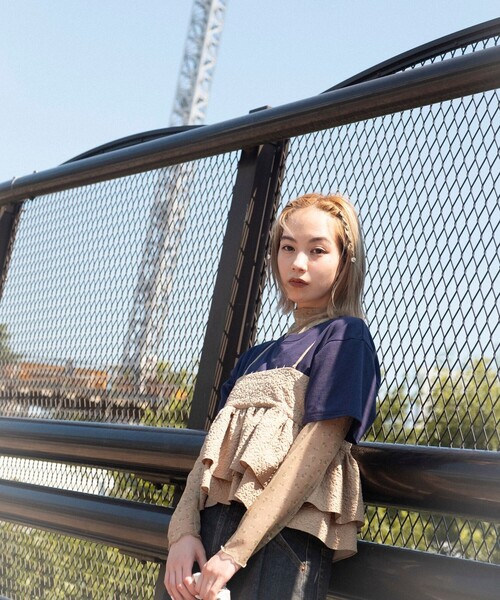 FREAK'S STORE（フリークスストア）の「フクレジャガード マルチWAY ビスチェ（キャミソール・レディース・オフホワイト/ベージュ/ブラック・ﾌﾘ-）」の3枚目の写真