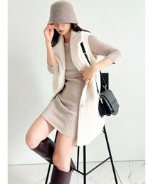 RESEXXY | テーラードボアベスト(ベスト)