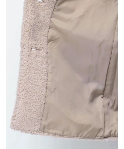 RESEXXY（リゼクシー）の「テーラードボアベスト（ベスト・レディース・ベージュ/アイボリー・FREE）」の9枚目の写真