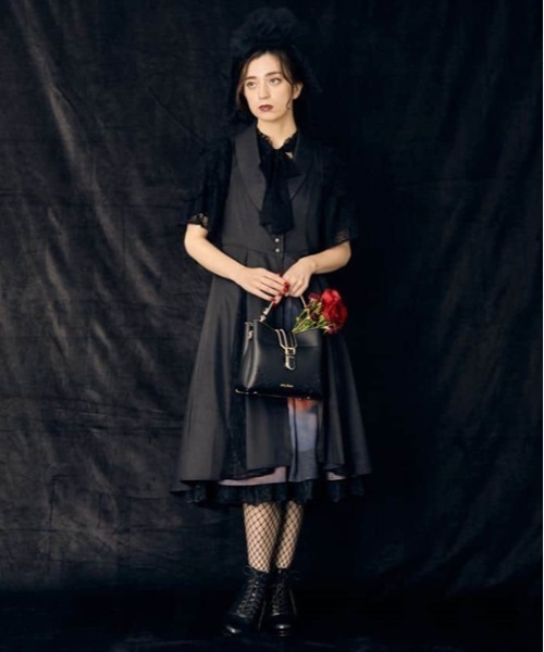 axes femme（アクシーズファム）の「ジレ風ロングベスト（ベスト