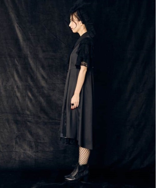 axesfam　ロングベストワンピ ベストデザインロングワンピース | 衣料 | axes femme online shop