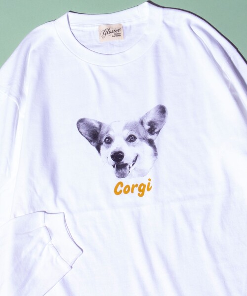 GLOSTER（グロスター）の「【GLOSTER/グロスター】DOG&CAT 犬猫プリントロンT（Tシャツ/カットソー・メンズ・ホワイト系その他2/ホワイト系その他3/ホワイト系その他4/ホワイト系その他5/ホワイト系その他6/ホワイト系その他・S/M/L）」の7枚目の写真